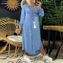Lilla | Comfortabele denimjurk