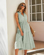 Charlotte | Gestreepte elegante zomerjurk