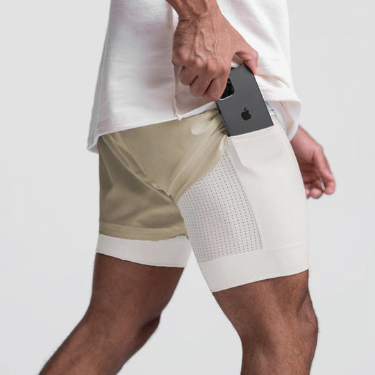 Ademende en comfortabele fitnessshort voor heren