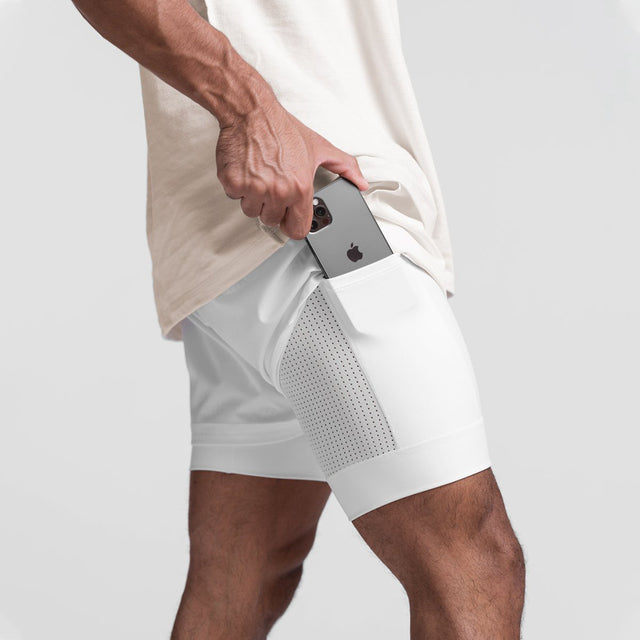 Ademende en comfortabele fitnessshort voor heren