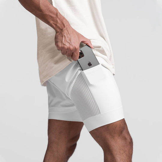 Ademende en comfortabele fitnessshort voor heren