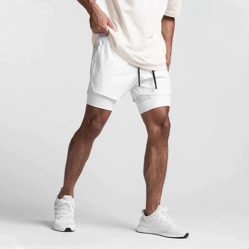 Ademende en comfortabele fitnessshort voor heren