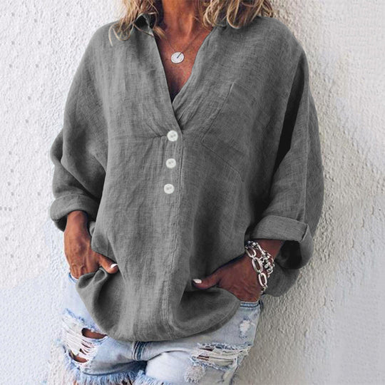 EDITH™ | FASHIONABLE COTTON TOP