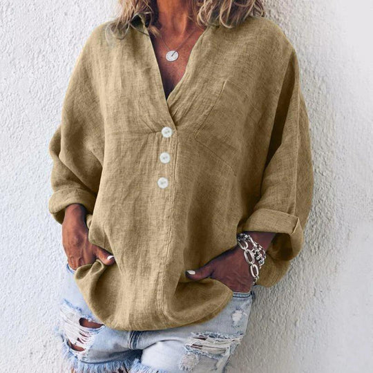 EDITH™ | FASHIONABLE COTTON TOP
