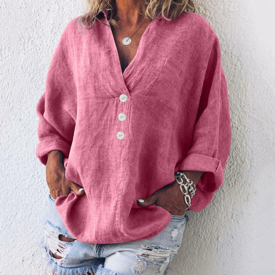 EDITH™ | FASHIONABLE COTTON TOP