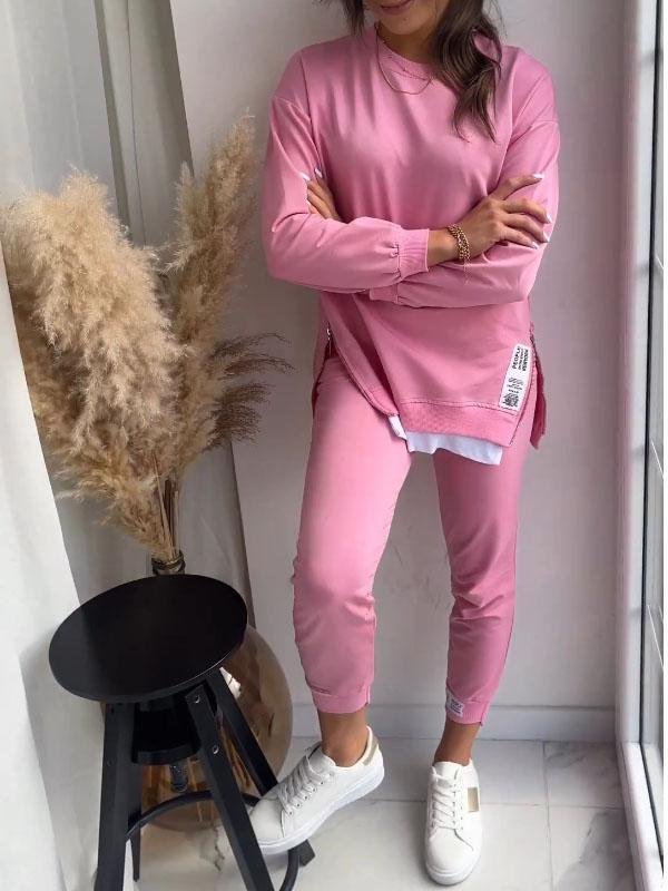 Katja | Trendy sweatshirt en broeken set